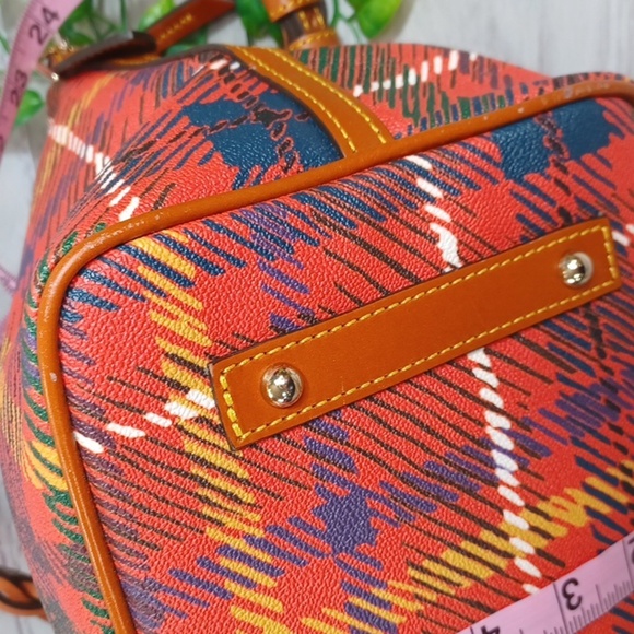 Dooney & Bourke Plaid Windsor Celeste Satchel - Picture 8 of 14